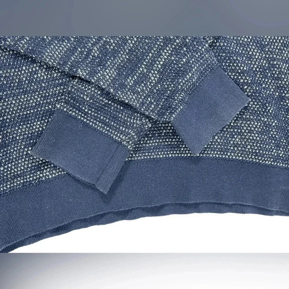 TOPMAN Blue Collared Thin Pullover Knitted Sweater Size  XL - Picture 2 of 10